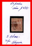 ESPAÑA -  ALEGORIA DE LA JUSTICIA - AÑO 1873 - Used Stamps