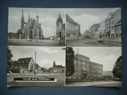 Germany: KÖTHEN - Marktplatz, St. Jakobskirche, Bahnhof, Ernst-Thälmann-Strasse, Ingenieurschule - Posted 1971 - Köthen (Anhalt)