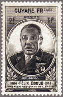 Guyane N° 180 ** Gouverneur Félix Eboué - Nuevos