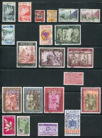 Lot De 25 Timbres D'ANDORRE  Oblitérés - Timbres En Très Bon état Tous Scannés (2 Scans) - Sonstige & Ohne Zuordnung