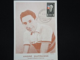 SARRE - Carte De Cyclisme En 1955 -  à Voir - Lot P9163 - FDC