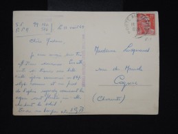 FRANCE - Cachet " Poste Aux Armées" En 1949 Sur Cp D' Oberzell ( Allemagne) - à Voir - Lot P9231 - Militaire Stempels Vanaf 1900 (buiten De Oorlog)