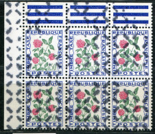 FRANCE - TAXE N° 101 BLOC DE 6 , ANNULATION DES REBUTS PAR TIRETS - LUXE - Unused Stamps