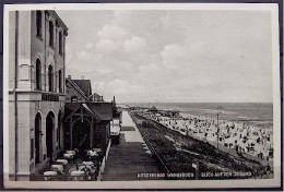 Alte Karte "Blick Auf Den Strand" 1932 - Wangerooge