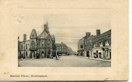 POST CARD ENGLAND MARKET PLACE WOKINGHAM 1911 - Sonstige & Ohne Zuordnung