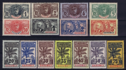 Dahomey Yv Nr  18 - 32   MH/* Avec  Charnière - Nuevos