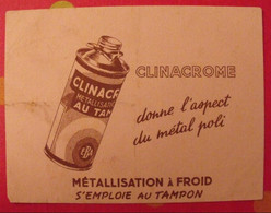 Buvard Clinacrome. Métallisation à Froid.. Vers 1950 - C