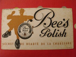 Buvard Cirage Bee's Polish. Paulin. Vers 1950 - C