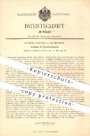 Original Patent - Rudolf Ranner , Paternion , 1895 , Schallsteg Am Streichinstrument , Schall , Musik , Musikinstrumente - Villach