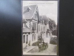 MONETEAU LE CHATEAU DES BOISSEAUX VUE DE LA PROPRIETE ATTELAGE DOS 1900 - Moneteau