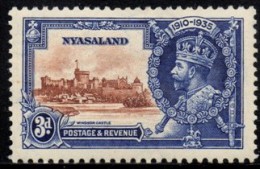 Nyasaland - 1935 Silver Jubilee 3d (*) # SG 125 , Mi 47 - Nyasaland (1907-1953)