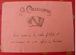 Buvard Le Calligraphe. Vers 1950 - C