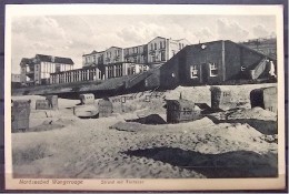 Alte Karte "Nordseebad Wangerooge - Strand Mit Terrasse"  1932 - Wangerooge