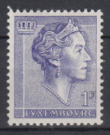 LUXEMBURG - Michel - 1960 - Nr 625 - MH* - 1960 Charlotte, Diadeem