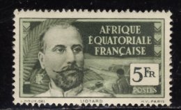 Afrique Equatoriale Française AEF A.E.F. - Neuf - Charnière Y&T 1937 N° 60 Liotard 5f Vert Et Noir - Neufs