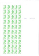 France  Neuf** 2645 - 3 Traits Dans Demie Feuille De 50 - Unused Stamps