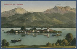 Fraueninsel Im Chiemsee Mit Hochfelln Und Hochgern, Gelaufen 1923 (AK621) - Traunstein