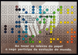 Brazil 1979 150th Anniversary Of The First Braille Publication. Miniature Sheet Mi Block 41 MNH - Blocks & Kleinbögen