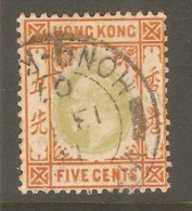 HONG KONG  Scott  # 91 VF USED - Usados