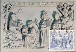 ITALIE Carte Maximum - Adoration Des Mages - Cartes-Maximum (CM)