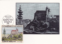 TCHECOSLOVAQUIE Carte Maximum - Château D'Orlik - Otros & Sin Clasificación