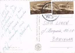 14682. Postal Aerea ALEXANDRIA (Egypte) 1968. Vistas Cairo - Lettres & Documents