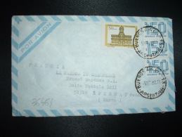 LETTRE PAR AVION Pour FRANCE TP CABILDO HISTORICO 50 P + TP S 150 X3 OBL. 5 OCT 79 BUENOS AIRES - Storia Postale