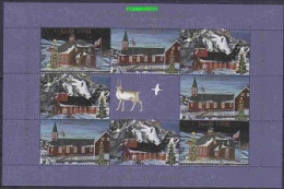 Greenland 1998 25Y Christmas Seals M/s ** Mnh (25010D) - Blocchi