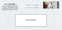 France : Mon Timbre En Ligne Sur Enveloppe : Poisson Rouge - Printable Stamps (Montimbrenligne)