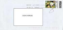 France : Mon Timbre En Ligne Sur Enveloppe : Nénuphar Et Bougies - Printable Stamps (Montimbrenligne)