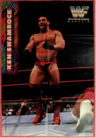 Wrestling Plakat :  Ken Shamrock  -  Von World Wrestling Federation Magazin Ca. 1990 - Kampfsport