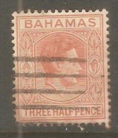 BAHAMAS  Scott  # 102 VF USED - 1859-1963 Crown Colony