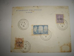 Conferance Nord Africaine Alger 1930-  Avec Taches - Lettres & Documents