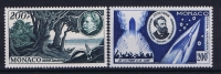 MONACO:  Mi Nr 495 + 522 Yv AE 59 - 60   Avec Charnière  1955 - Luchtpost