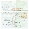 LONDON  7/101836 To La Haye (Den Haag) In Holland  With Engeland Over  Rotterdam In Red - ...-1840 Prephilately