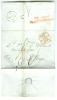 LONDON 1836 To La Haye (Den Haag) In Holland  With Engeland Over  Rotterdam In Red - ...-1840 Prephilately