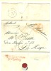 LONDON  27/05/1836 To La Haye (Den Haag) In Holland  With Engeland Over  Rotterdam In Red - ...-1840 Prephilately