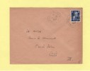 Croiseur Duquesne - 1-12-1954 - Poste Navale Embarquee - Timbre D Algerie - Posta Marittima