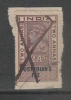 India  KG VI  2A  Custodian´s Fee # 86536 Inde Indien Fiscal Revenue Fiscaux - Other & Unclassified