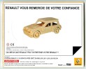 RENAULT R5 TURBO 2 - MAQUETTE EN BOIS PRE-DECOUPE - NEUVE - PUBLICITE RENAULT - Automobili