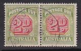 Australia 1946 Postage Due SG D 121 2d Pair Used - Impuestos