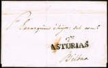 ASTURIAS PREF. - PE 4-N GIJON - CARTA CIRC. A BILBAO 1829 - ...-1850 Prephilately