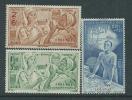 Guyane P.A. N° 22 / 24  XX  P.E.I.Q.I., Les 3 Valeurs  Sans Charnière, TB - Unused Stamps