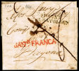 CANTABRIA - PE 15 R - CARTA CIRC. A BAYONA 1824 - PORTEO MANUSCRITO 6 - ...-1850 Préphilatélie