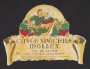 Etiquette De Vin  De Savoie  75cl - Cuvée Spéciale Mollex  -  Thème Couple  -  Maison Mollex à Corbonod (01)  -Années 60 - Koppels