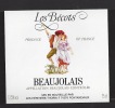 Etiquette De Vin  Beaujolais  -  Les Bécots  - Thème Couple -  Les Héritiers Thorin à Pontanevaux (71) - Koppels