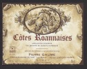 Etiquette De Vin Des Côtes Roannaises    - Thème Couple -  Pierre Gaume  è  Lentigny (42) - Couples