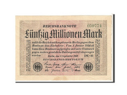 Billet, Allemagne, 50 Millionen Mark, 1923, TTB - 50 Mio. Mark