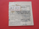 DOCUMENT DES PTT COUPON TALON DE 1948 RECEPISSE PREUVE DE DEPOT TAMATAVE MADAGASCAR EX COLONIE FRANCAISE - Briefe U. Dokumente