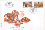 YUGOSLAVIA 1989 Europa Children’s Games And Toys Set FDC - Covers & Documents